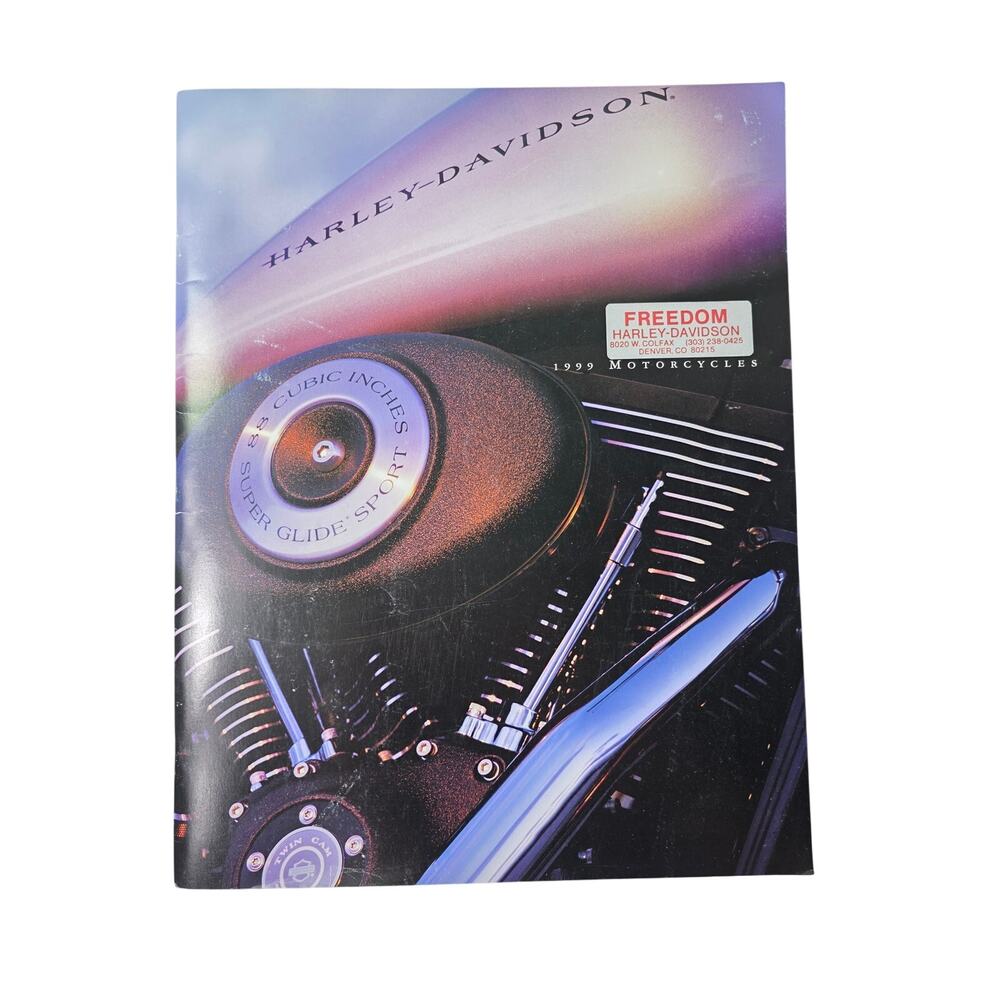 Harley Davidson Sales Brochure 1999 Large